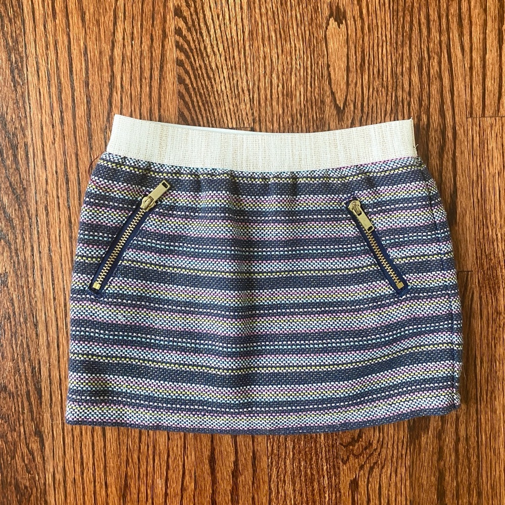 Genuine Kids from Oshkosh Navy Skirt with Gold Sparkle - Toddler Size 2t